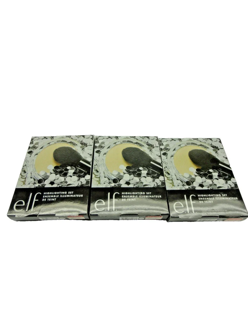 3 Pack  E.L.F. Highlighting Ensemble Illuminator & Brush Set